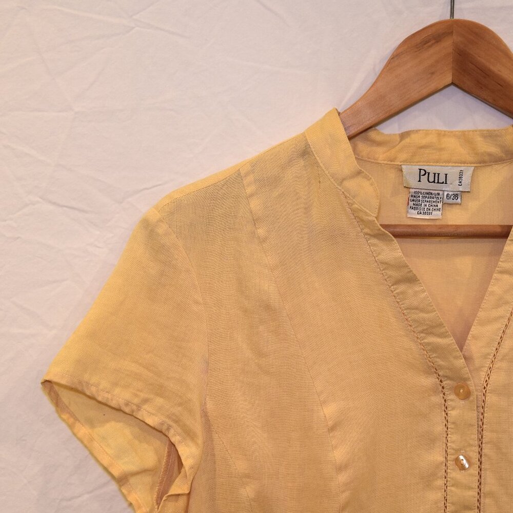 VINTAGE - Puli linen shirt 6